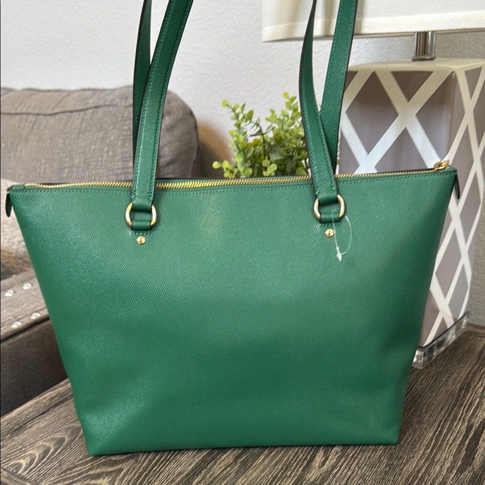 Coach Gallery Tote Green - Picture 6 of 12